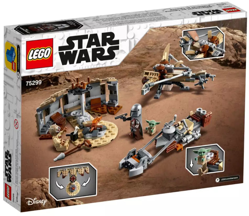 Box Rückansicht: LEGO Star Wars 75299 Ärger auf Tatooine