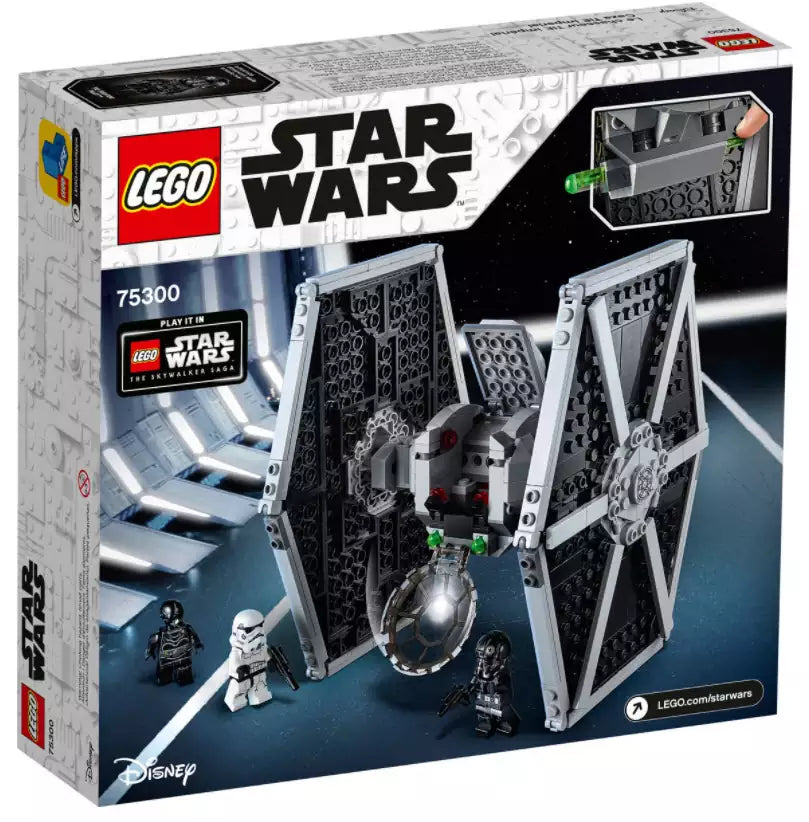 Box Rückansicht: LEGO Star Wars 75300 Imperial TIE Fighter