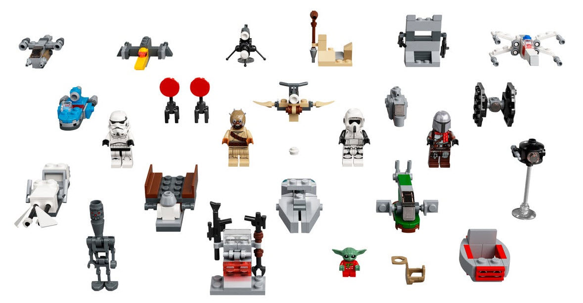 Inhalt: LEGO Star Wars 75307 Adventskalender 2021