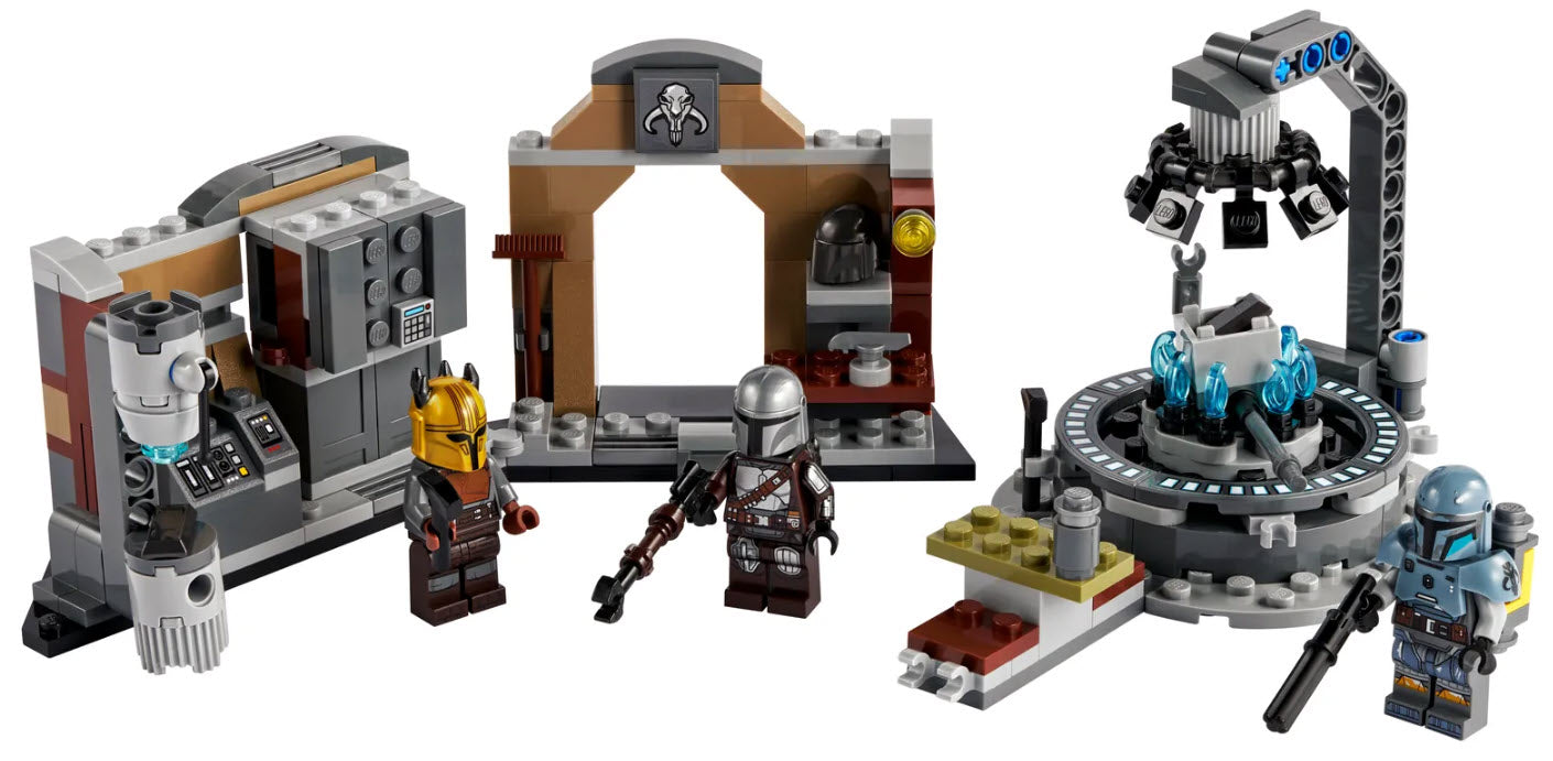 Inhalt: LEGO Star Wars 75319 Die mandalorianische Schmiede der Waffenschmiedin