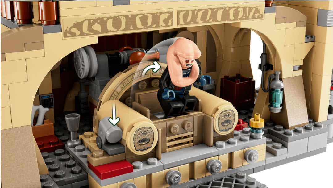 Detail 1: LEGO Star Wars 75326 Boba Fetts Thronsaal