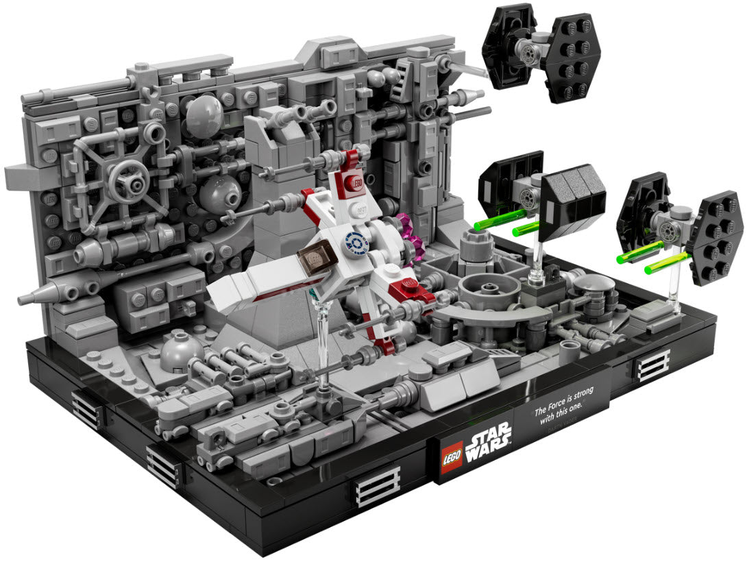 Inhalt: LEGO Star Wars 75329 Death Star Trench Run Diorama