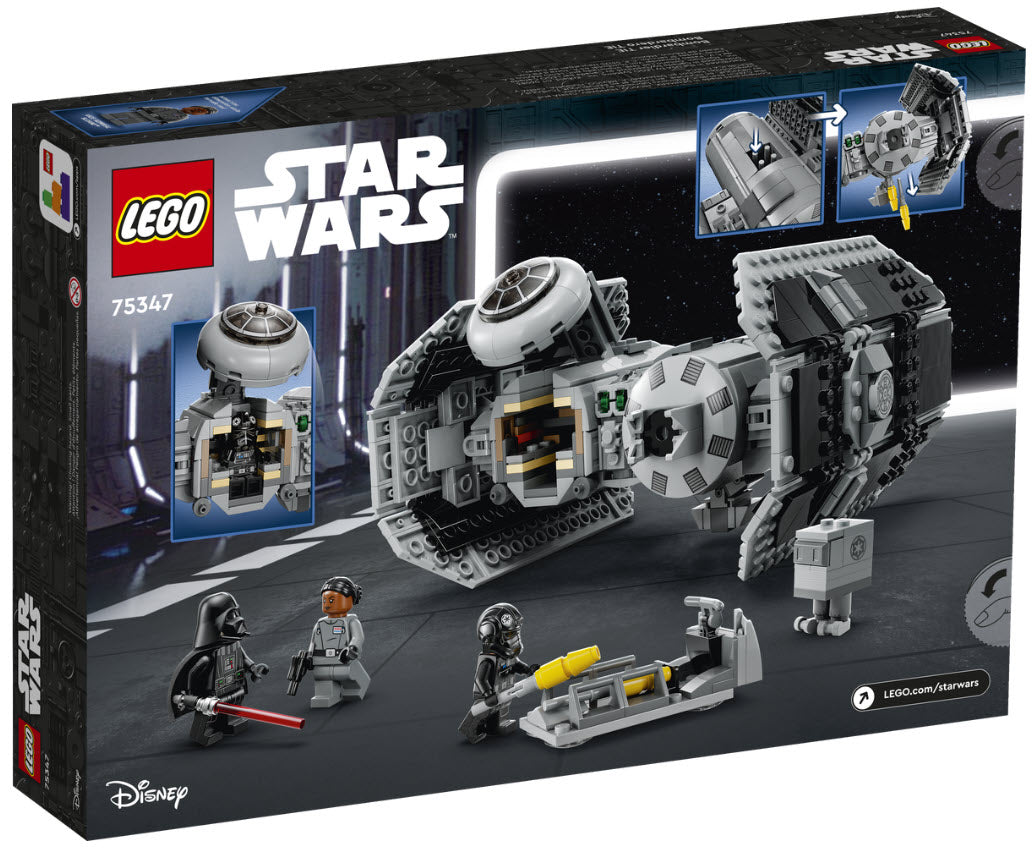 Box Rückansicht: LEGO Star Wars 75347 TIE Bomber