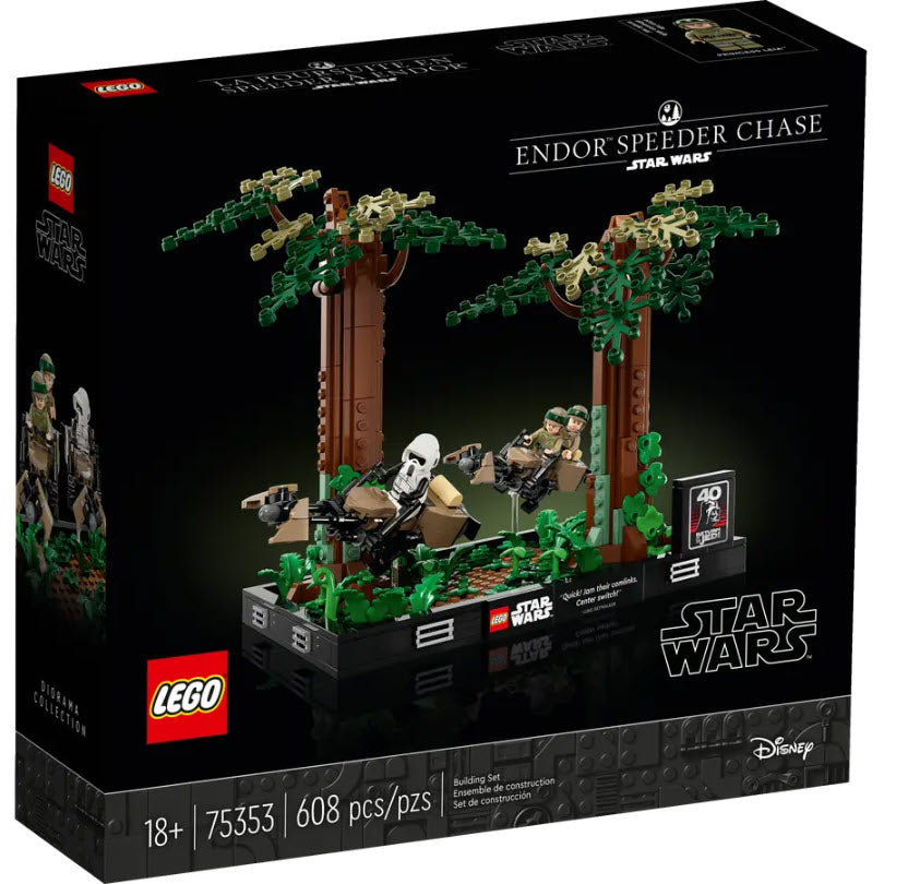LEGO Star Wars 75353 Verfolgungsjagd auf Endor – Diorama