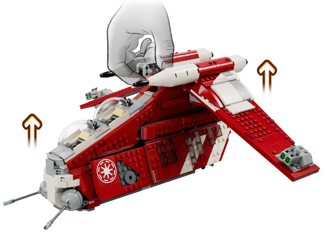 Detail 1: LEGO Star War 75354 Gunship der Coruscant-Wachen