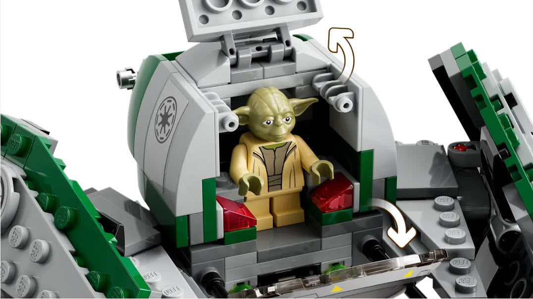 Detail 2: LEGO Star War 75360 Yodas Jedi Starfighter