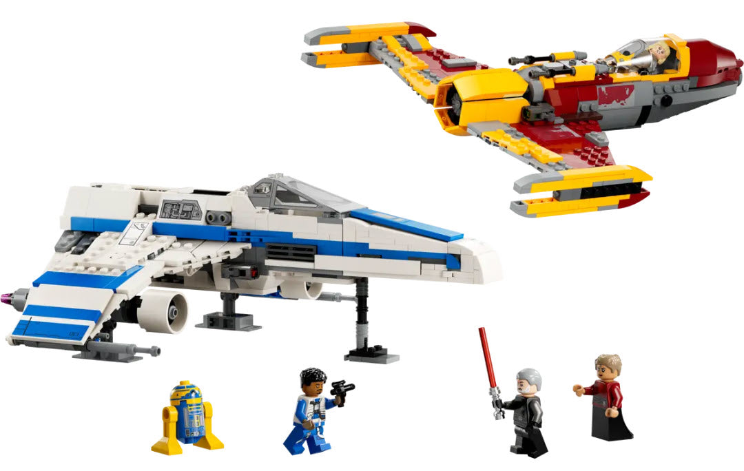 Inhalt: LEGO Star War 75364 New Republic E-Wing vs. Shin Hatis Starfighter