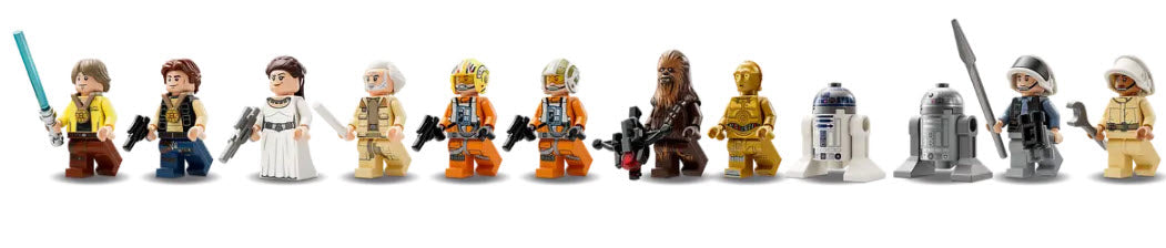 Minifiguren: LEGO Star War 75365 Rebellenbasis auf Yavin 4