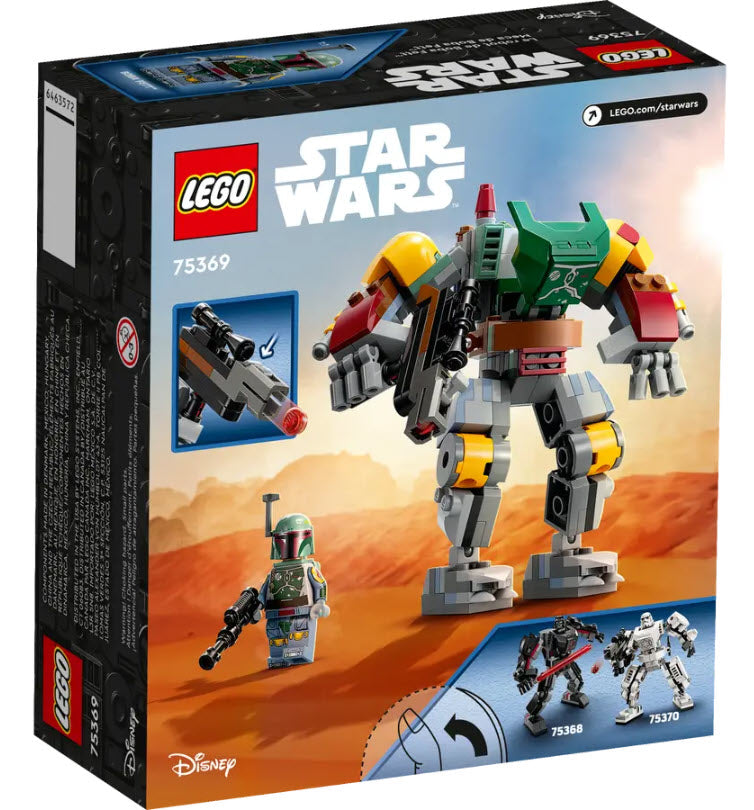 Box Rückansicht: LEGO Star War 75369 Boba Fett Mech