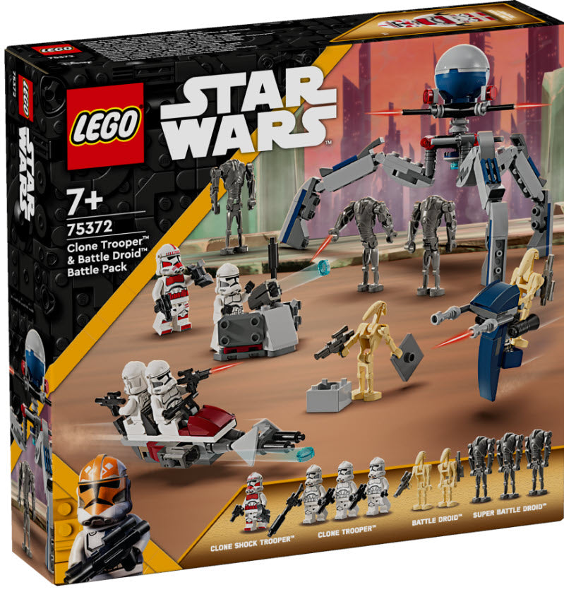 LEGO Star War 75372 Clone Trooper & Battle Droid Battle Pack