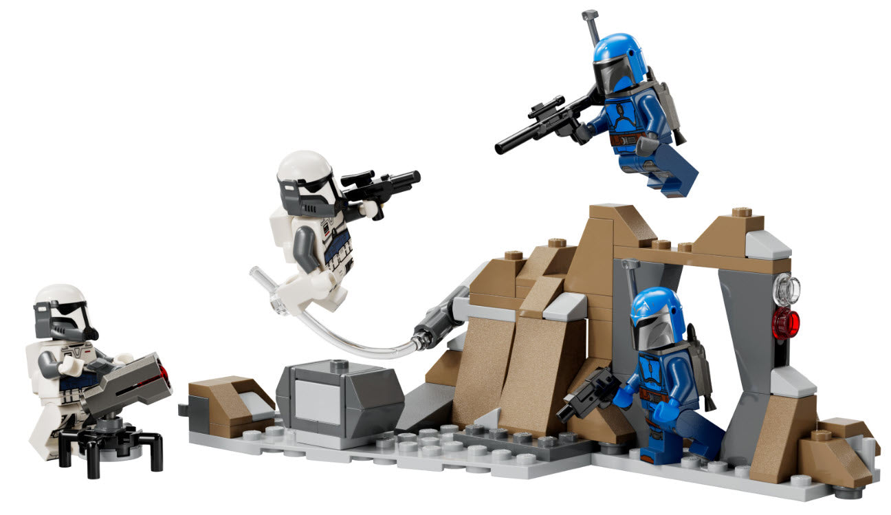 Inhalt: LEGO Star War 75373 Hinterhalt auf Mandalore Battle Pack