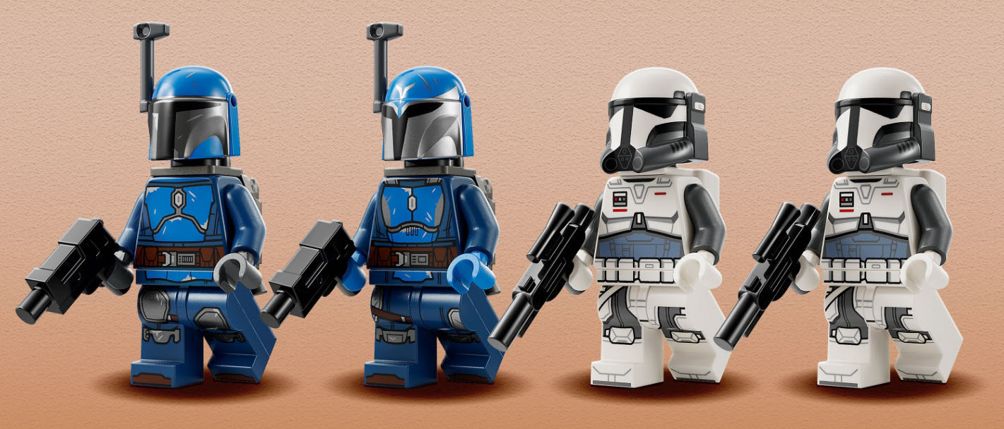 Minifiguren: LEGO Star War 75373 Hinterhalt auf Mandalore Battle Pack