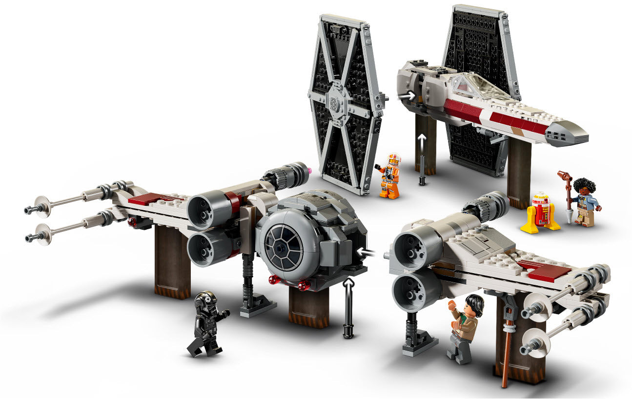 Detail 1: LEGO Star War 75393 Mashup aus TIE Fighter & X-Wing