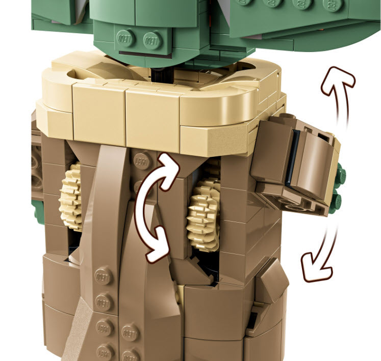 Detail 1: LEGO Star Wars 75403 Grogu in seiner Repulsorwiege
