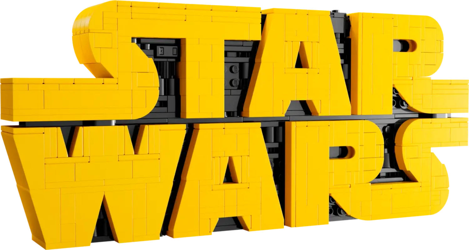 Inhalt: LEGO Star Wars 75407 Star Wars Logo aus LEGO Steinen