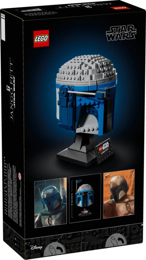 Box Rückseite: LEGO Star Wars 75408 Jango Fett Helm