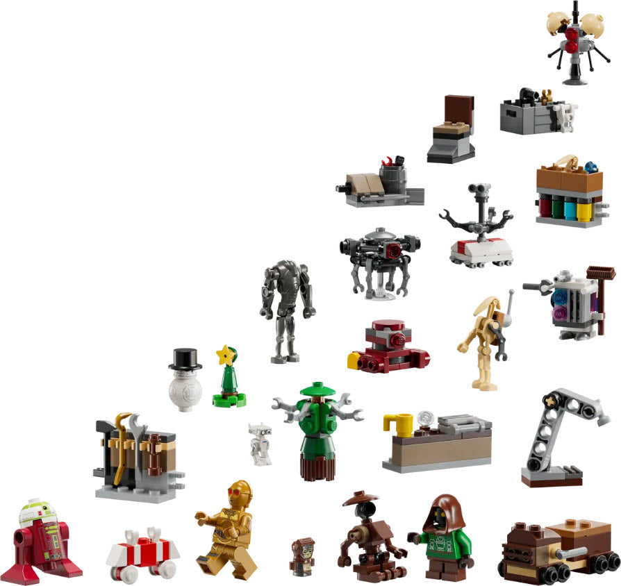 Inhalt: LEGO Star Wars 75418 Adventskalender 2025