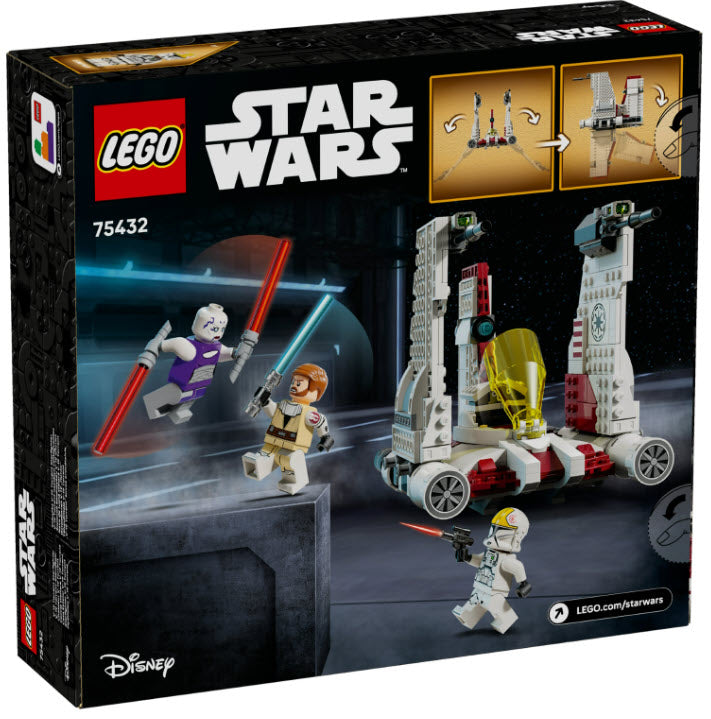 Box Rückseite: LEGO Star Wars 75432 V-19 Torrent-Sternjäger