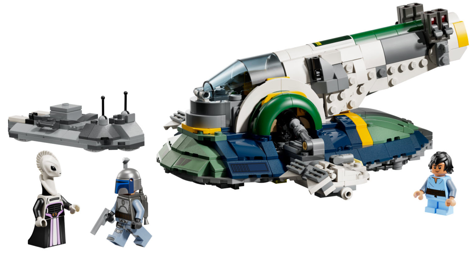Inhalt: LEGO Star Wars 75433 Jango Fetts Sternenschiff