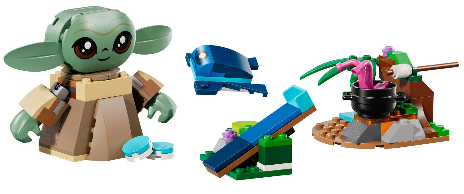 Inhalt: LEGO Star Wars 75443 Grogus Zuhause