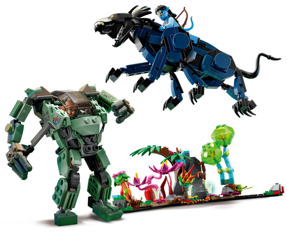 Detail 1: LEGO Avatar 75571 Neytiri und Thanator vs. Quaritch im MPA