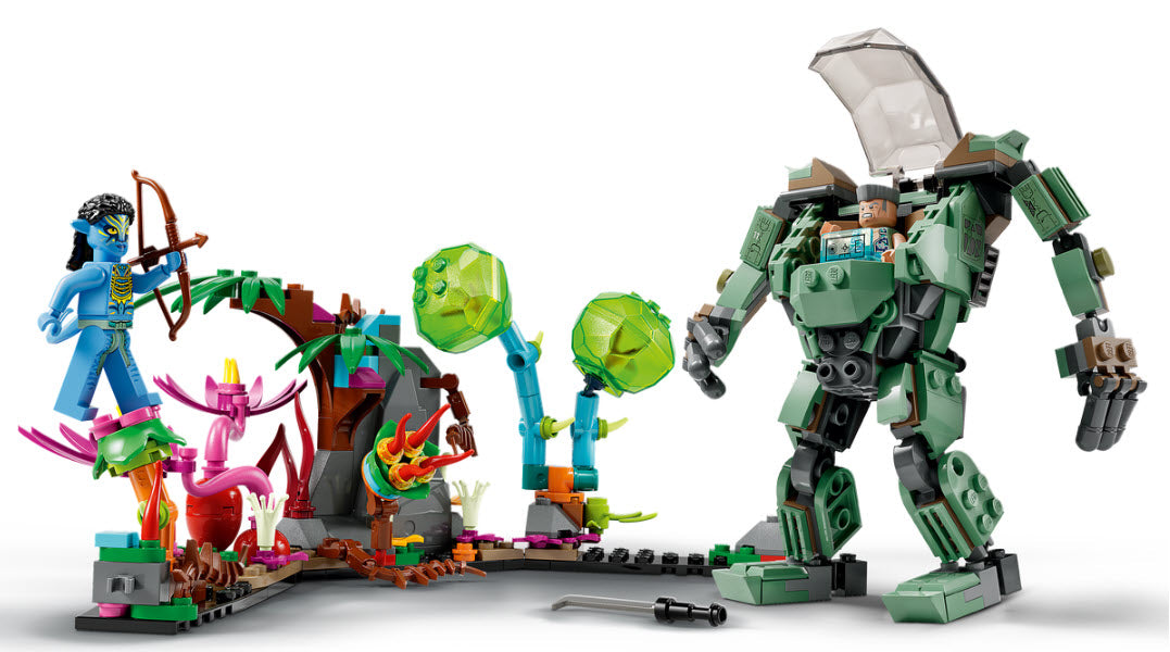 Detail 2: LEGO Avatar 75571 Neytiri und Thanator vs. Quaritch im MPA