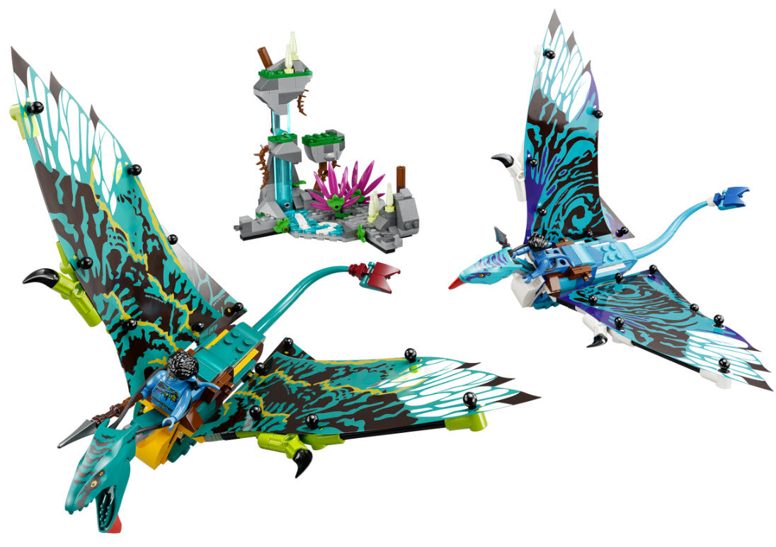 Inhalt: LEGO Avatar 75572 Jakes und Neytiris erster Flug auf einem Banshee