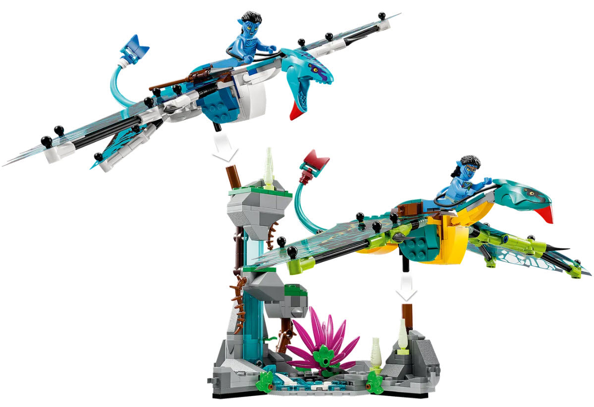 Detail 2: LEGO Avatar 75572 Jakes und Neytiris erster Flug auf einem Banshee