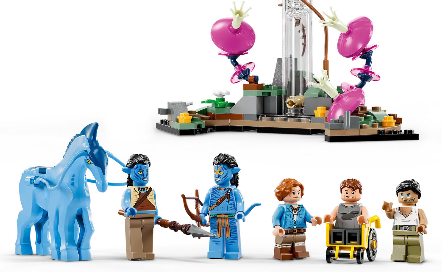 Minifiguren: LEGO Avatar 75573 Schwebende Berge: Site 26 und RDA Samson