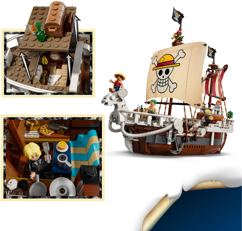 Detail 2: LEGO One Piece 75639 Das Piratenschiff Flying Lamb