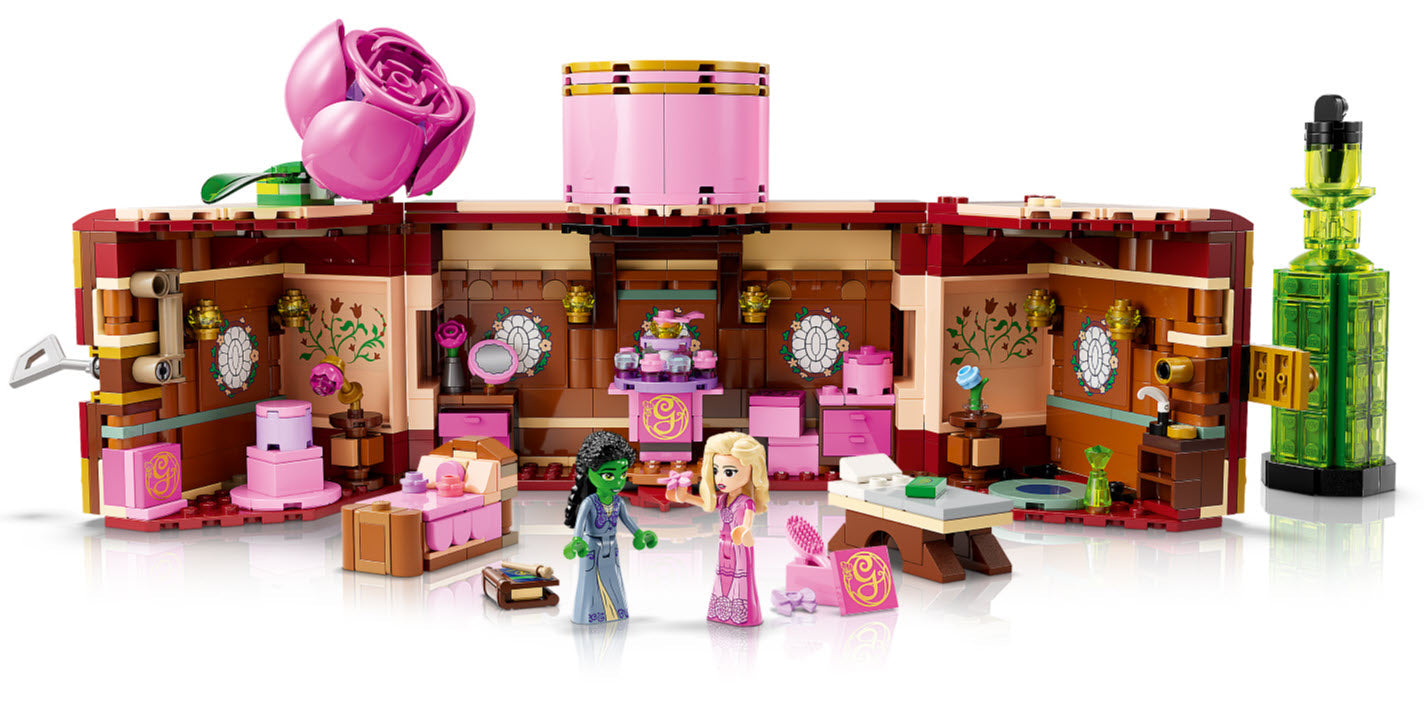 Inhalt: LEGO Wicked 75683 Glindas und Elphabas Schlafsaal