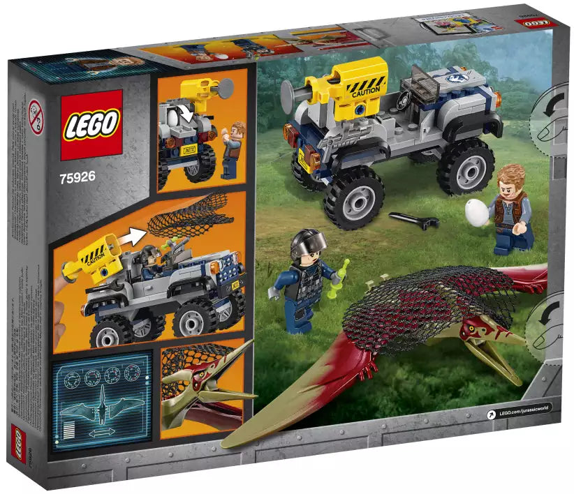 Box Rückansicht: LEGO Jurassic World 75926 Pteranodon-Jagd