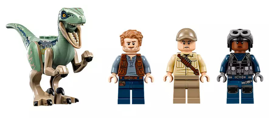 Minifiguren: LEGO Jurassic World 75928 Blue's Hubschrauber-Verfolgungsjagd