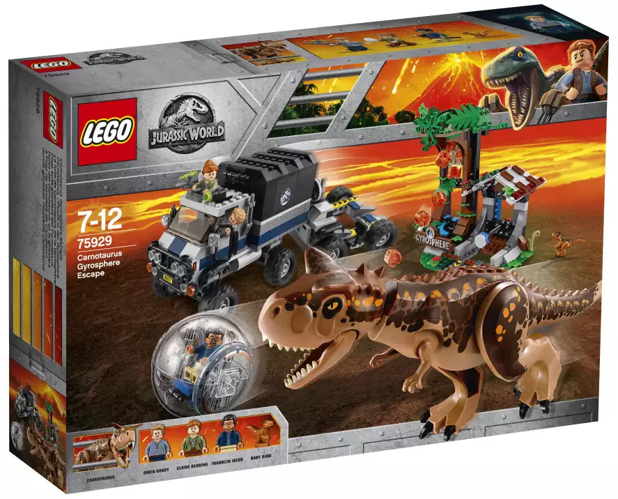 LEGO Jurassic World 75929 Carnotaurus - Flucht in der Gyrosphere