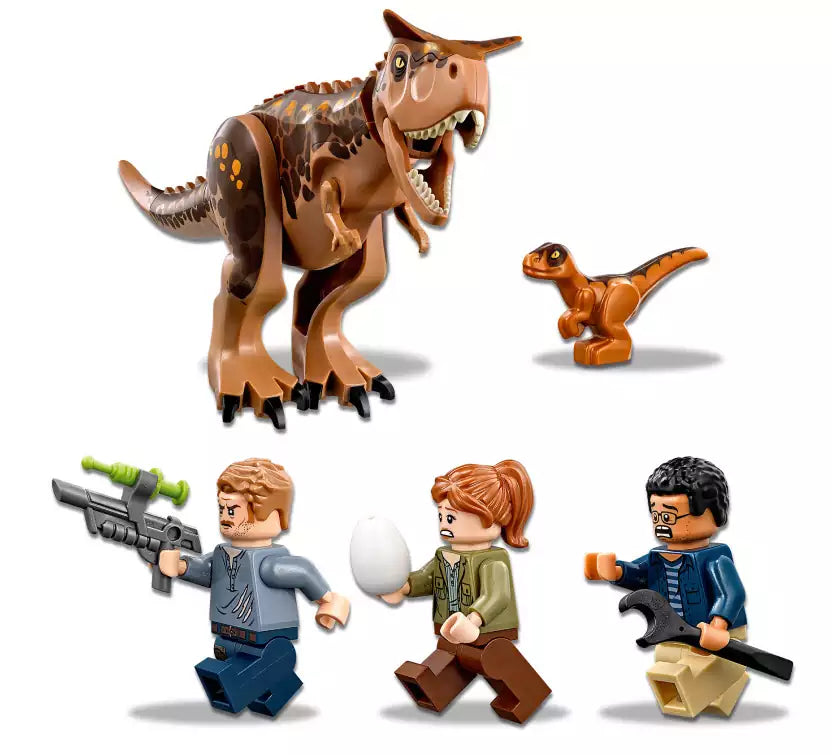 Minifiguren: LEGO Jurassic World 75929 Carnotaurus - Flucht in der Gyrosphere