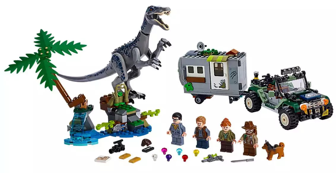 Inhalt: LEGO Jurassic World 75935 Baryonyx' Kräftemessen: die Schatzsuche