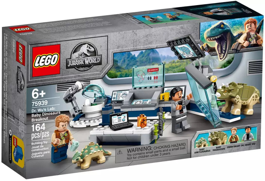 LEGO Jurassic World 75939 Dr. Wus Labor: Ausbruch der Baby-Dinosaurier
