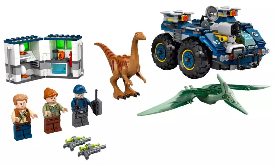Inhalt: LEGO Jurassic World 75940 Ausbruch von Gallimimus und Pteranodon