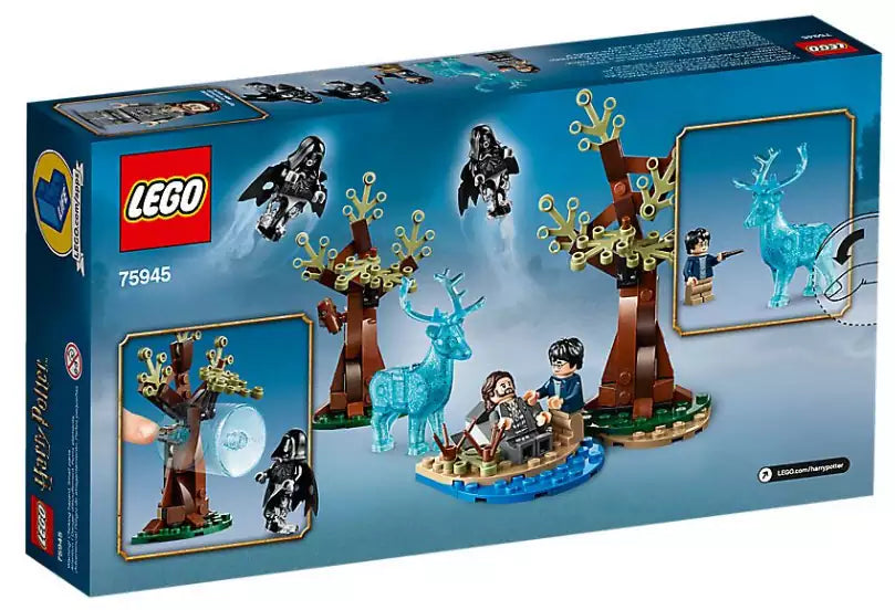 Box Rückansicht: LEGO Harry Potter 75945 Expecto Patronum