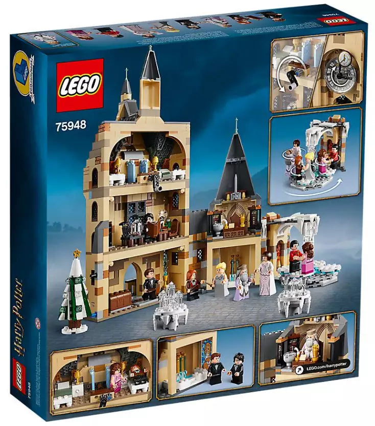 Box Rückansicht: LEGO Harry Potter 75948 Hogwarts Uhrenturm