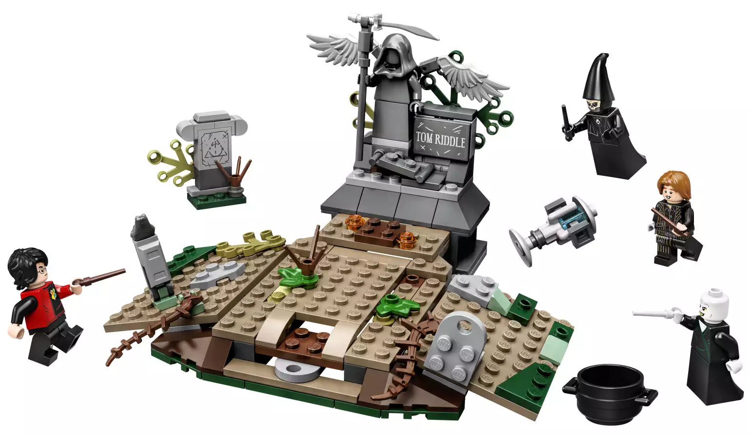 Inhalt: LEGO Harry Potter 75965 Der Aufstieg von Voldemort