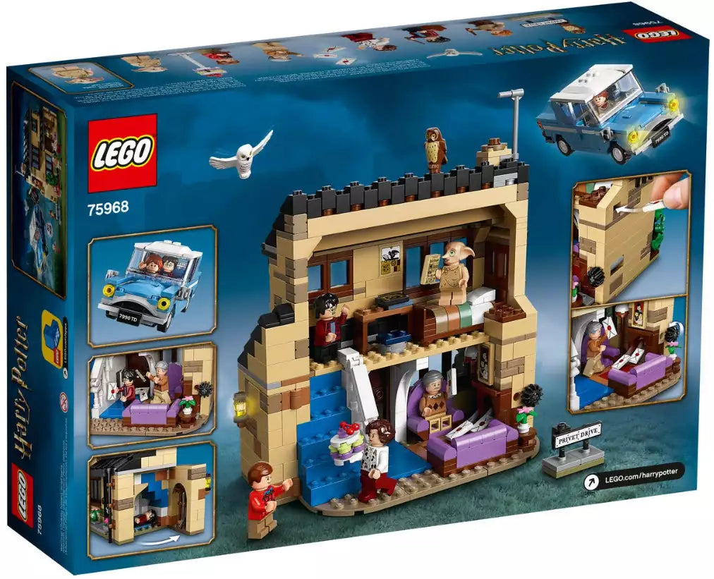 Box Rückansicht: LEGO Harry Potter 75968 Ligusterweg 4