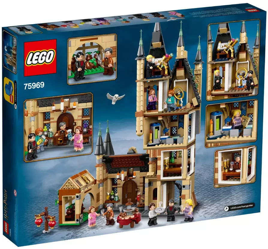 Box Rückansicht: LEGO Harry Potter 75969 Astronomieturm auf Schloss Hogwarts