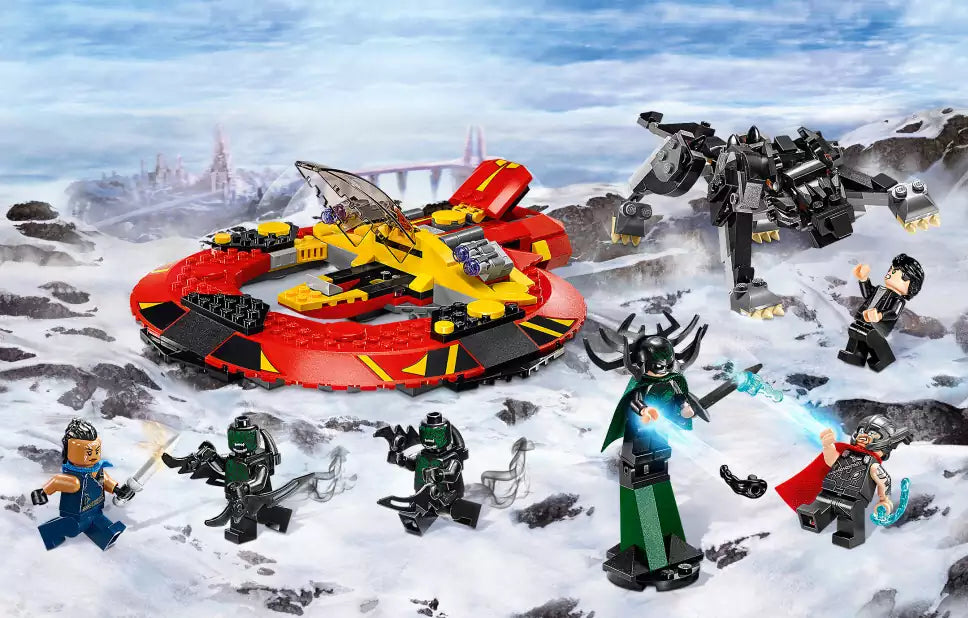 Detail 1: LEGO Super Heroes 76084 Das ultimative Kräftemessen um Asgard