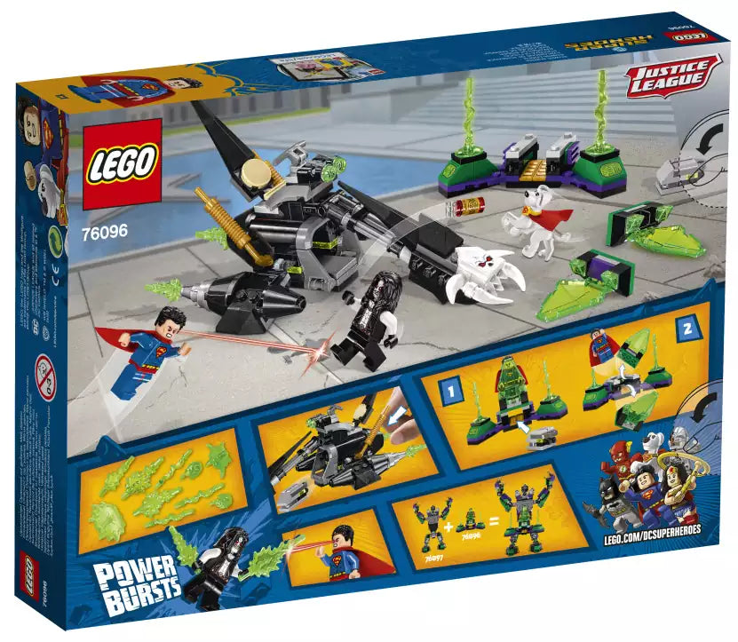 Box Rückseite: LEGO Super Heroes 76096 Superman & Krypto Team-Up
