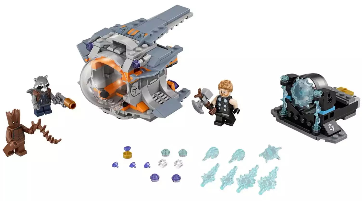 Inhalt: LEGO Super Heroes 76102 Thors Stormbreaker Axt