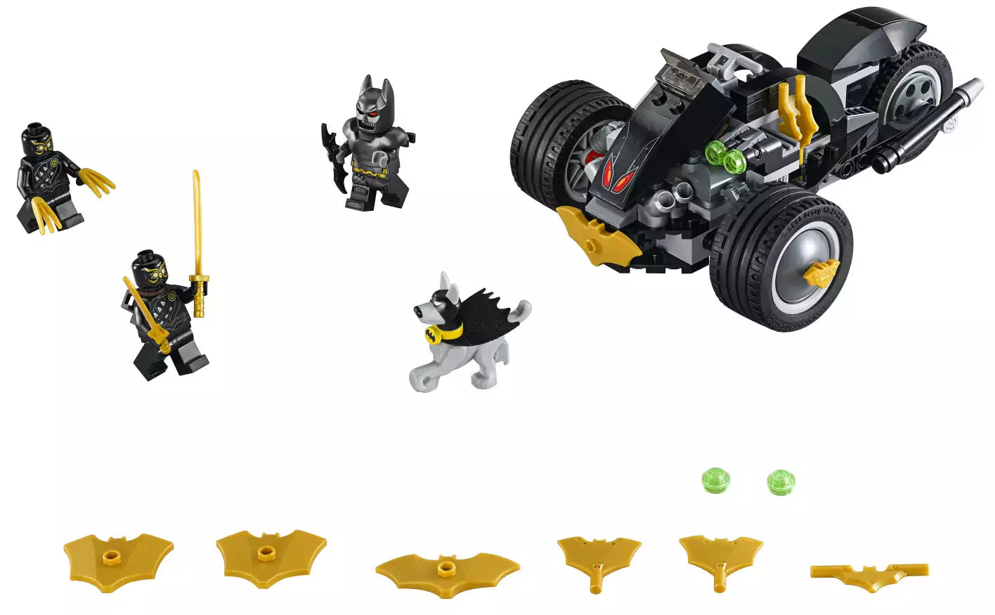 Inhalt: LEGO Super Heroes 76110 Batman: Attacke der Talons