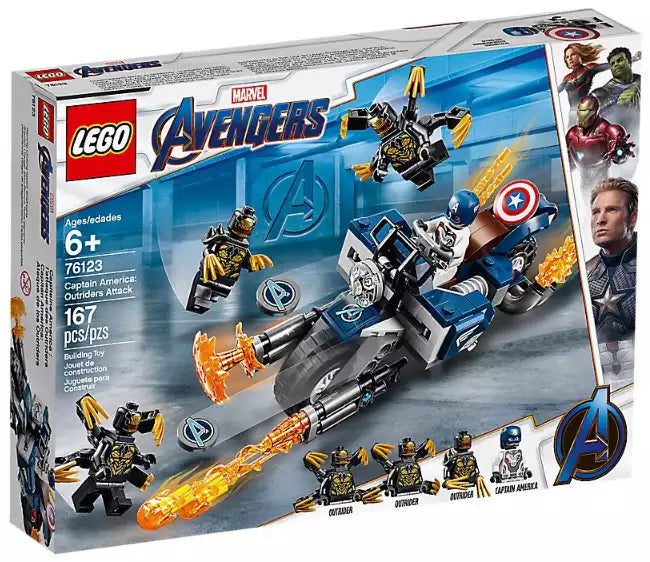 LEGO Super Heroes 76123 Captain America: Outrider-Attacke