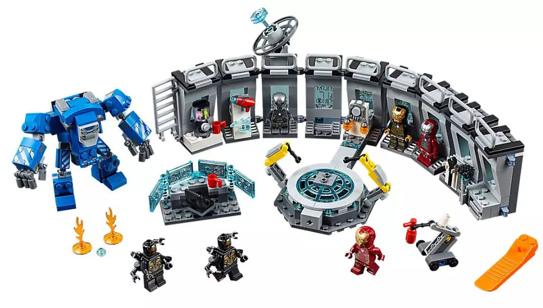 Inhalt: LEGO Super Heroes 76125 Iron Mans Werkstatt