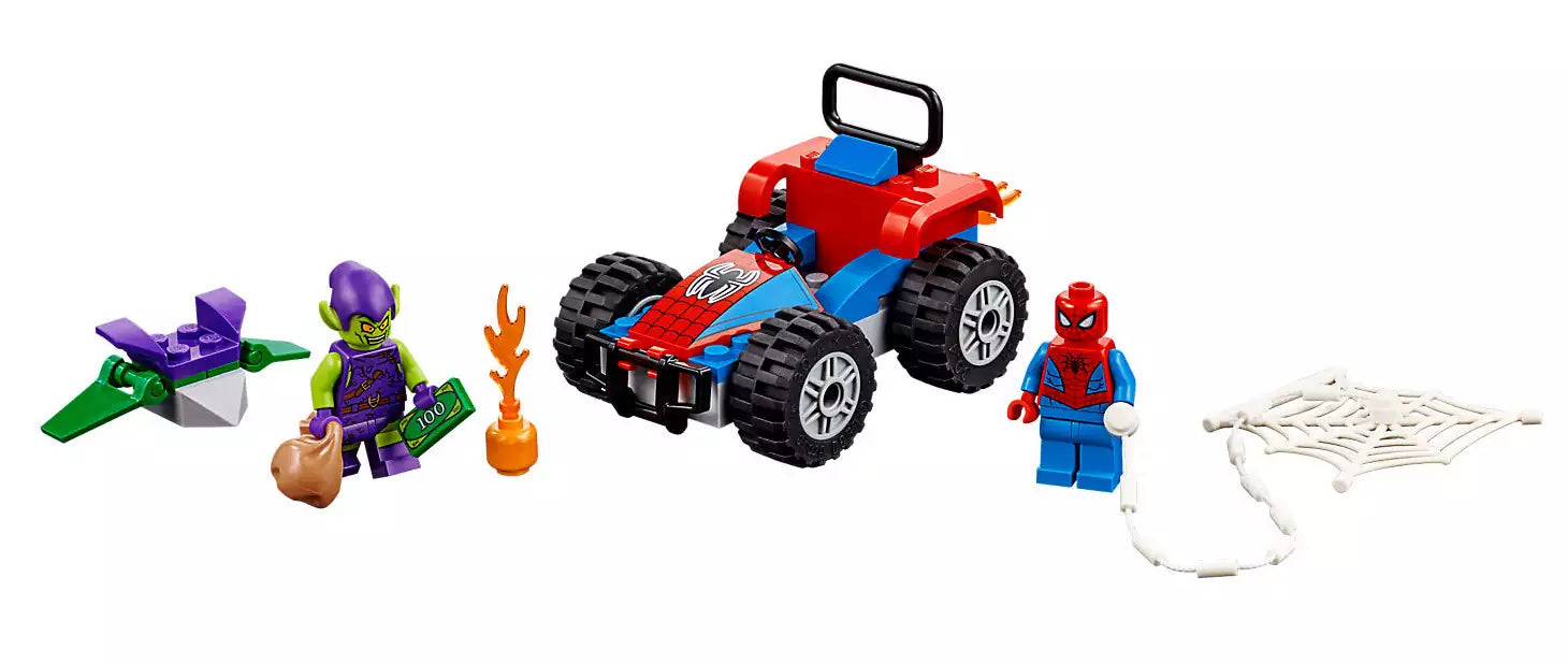 Inhalt: LEGO Super Heroes 76133 Spider-Man Verfolgungsjagd